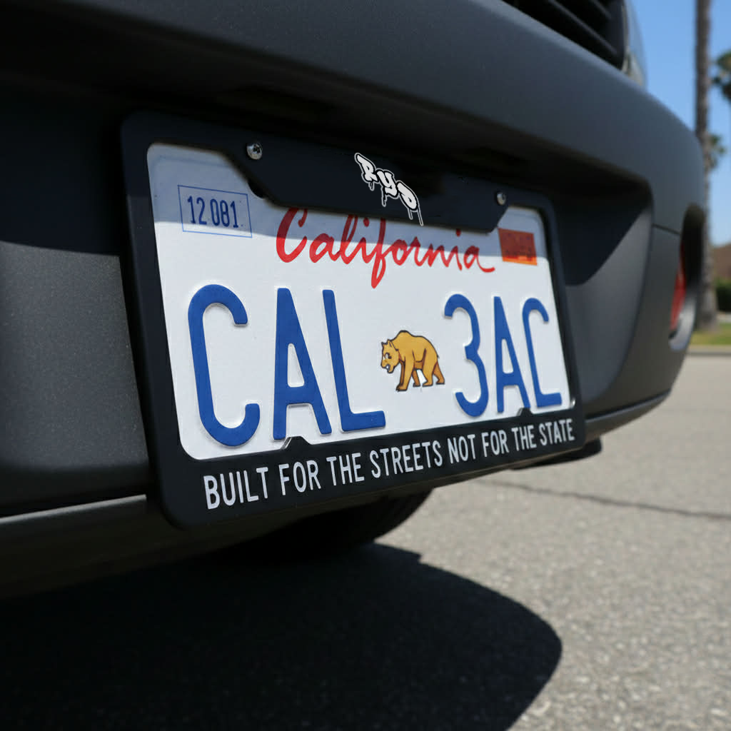 RYO License Plate Frame(1 Entry)